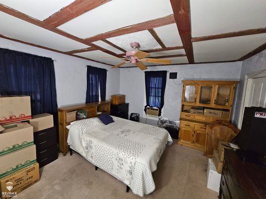 Bedroom, Interior, Wooden Beams