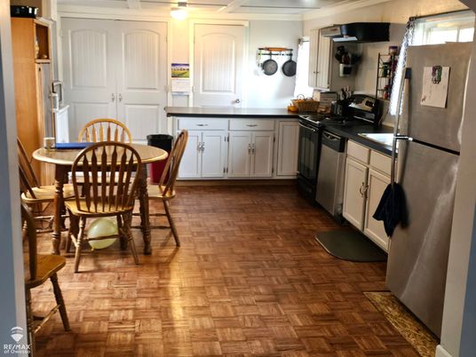 Dining room, Interior, Kitchen, Wood Texture Flooring