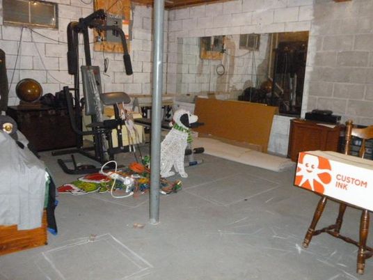 Fitness Equipment, Interior, Stone Walls
