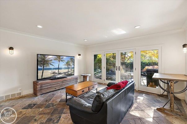 Interior, Living room, Recessed Lighting