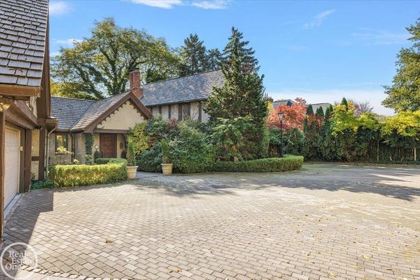 Backyard, Exterior, Facade, Brick Facade, Tudor Revival