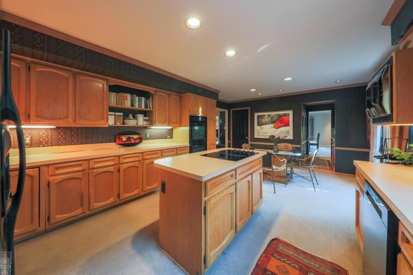 Dining room, Interior, Kitchen, Recessed Lighting