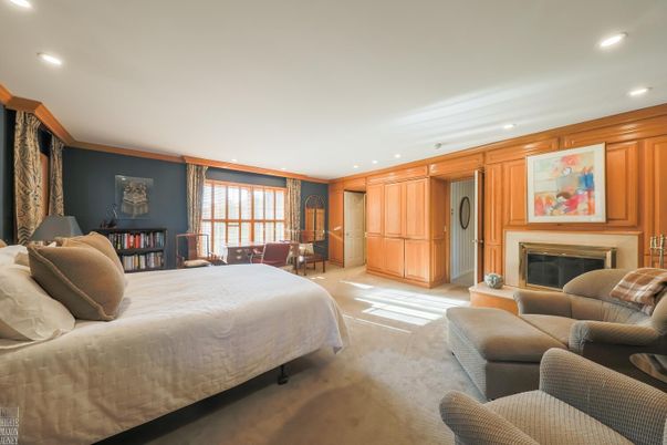 Bedroom, Fireplace, Interior, Recessed Lighting