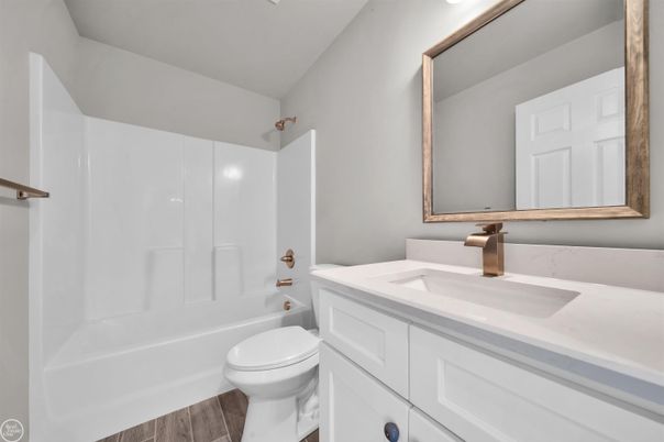 Bathroom, Interior, Wood Texture Flooring