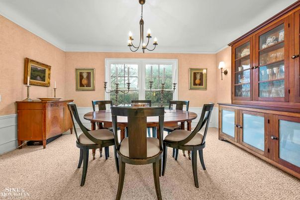Chandelier, Dining room, Interior