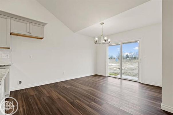Chandelier, Empty room, Interior, Wood Texture Flooring