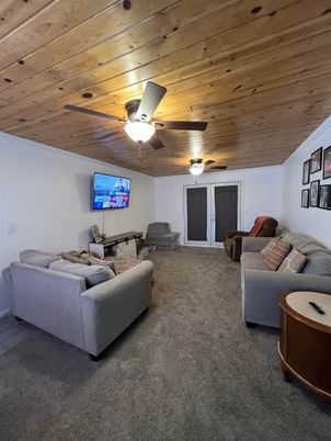 Interior, Living room, Wooden Ceilings