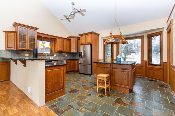 Interior, Kitchen, Pendant Lights, Stainless Steel Appliances