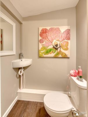 Bathroom, Interior, Wood Texture Flooring