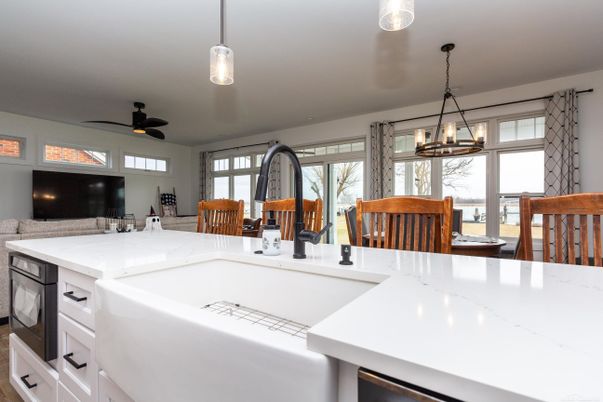 Dining room, Interior, Kitchen, Pendant Lights