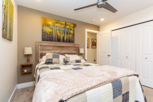 Bedroom, Interior, Recessed Lighting