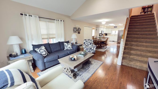 Dining room, Interior, Kitchen, Living room, Wood Texture Flooring