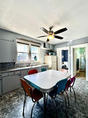 Dining room, Interior, Kitchen