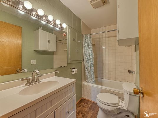 Bathroom, Interior, Wood Texture Flooring