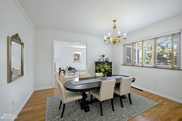 Chandelier, Dining room, Interior, Pendant Lights, Wood Texture Flooring