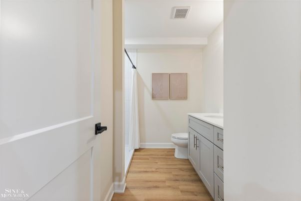 Bathroom, Interior, Wood Texture Flooring