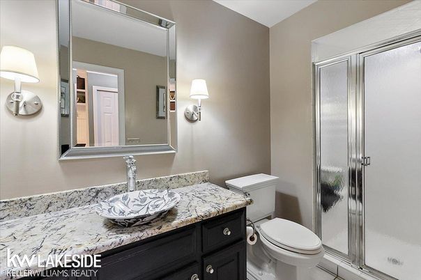 Bathroom, Glass Shower, Interior