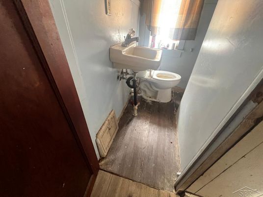 Bathroom, Interior, Wood Texture Flooring