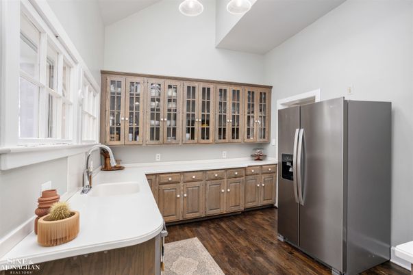 Interior, Kitchen, Wood Texture Flooring