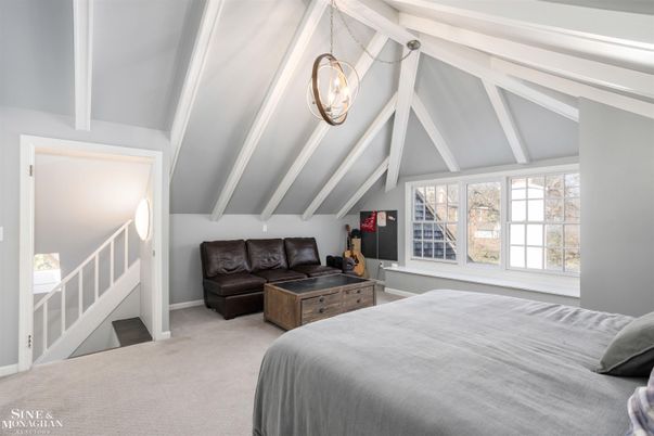 Bedroom, Interior, Pendant Lights