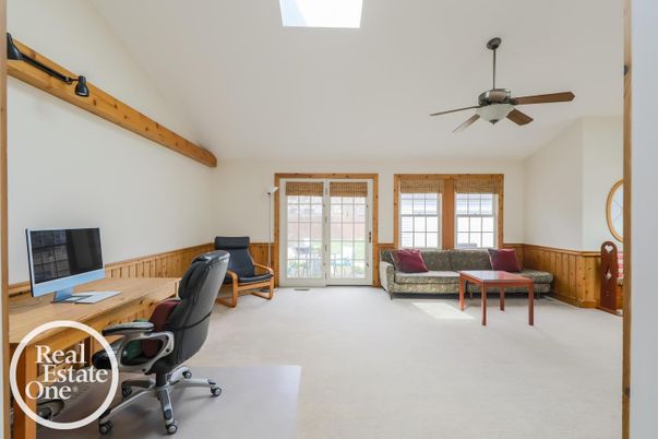 Home Office, Interior, Wooden Beams