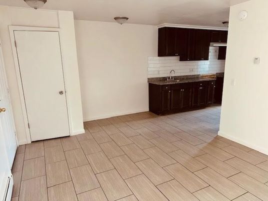 Empty room, Interior, Kitchen, Wood Texture Flooring
