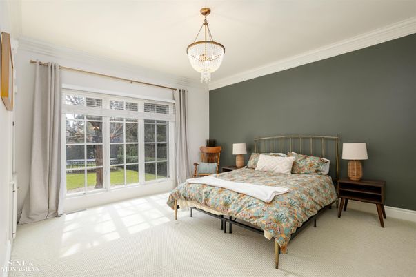 Bedroom, Chandelier, Interior