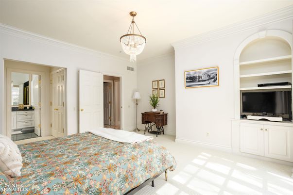 Bedroom, Chandelier, Interior