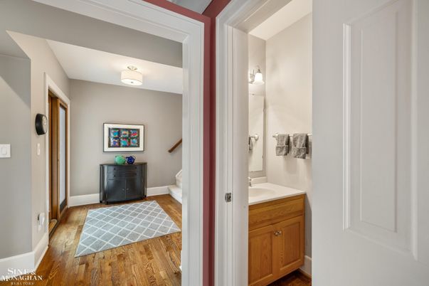 Bathroom, Interior, Wood Texture Flooring