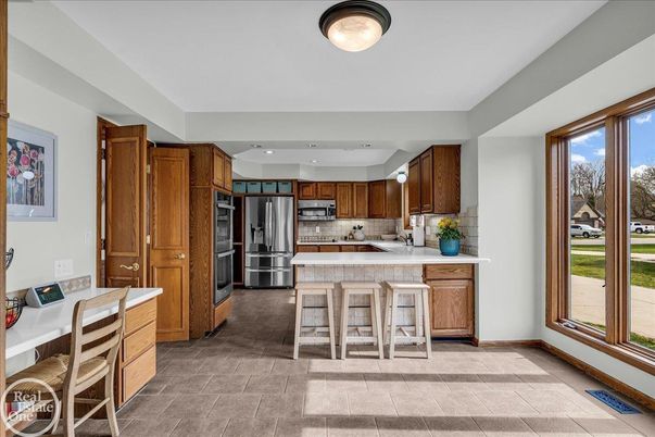 Interior, Kitchen, Recessed Lighting, Stainless Steel Appliances