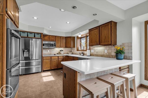 Interior, Kitchen, Recessed Lighting, Stainless Steel Appliances