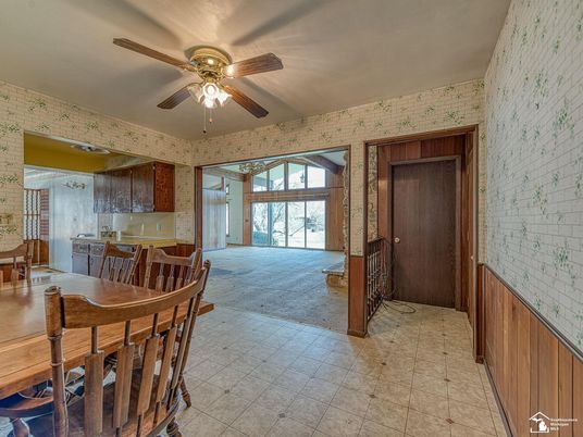 Dining room, Interior, Kitchen, Stone Walls