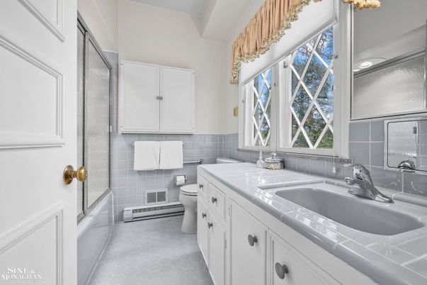 Bathroom, Dual Sink Vanities, Interior, Tile Countertops