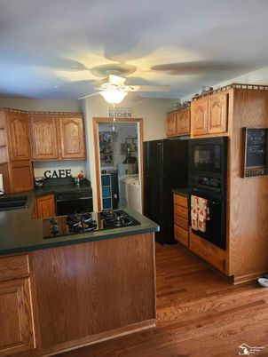 Interior, Kitchen, Wood Texture Flooring
