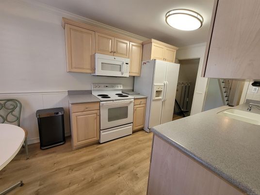 Interior, Kitchen, Wood Texture Flooring