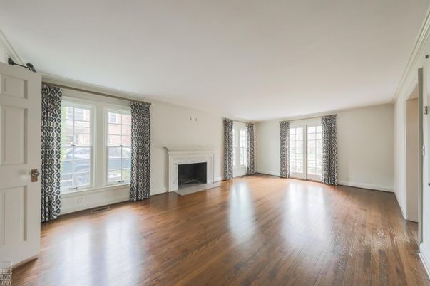 Empty room, Fireplace, Interior, Wood Texture Flooring