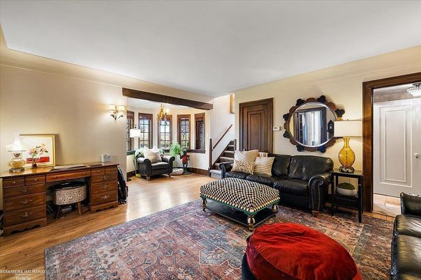 Chandelier, Interior, Living room, Wood Texture Flooring