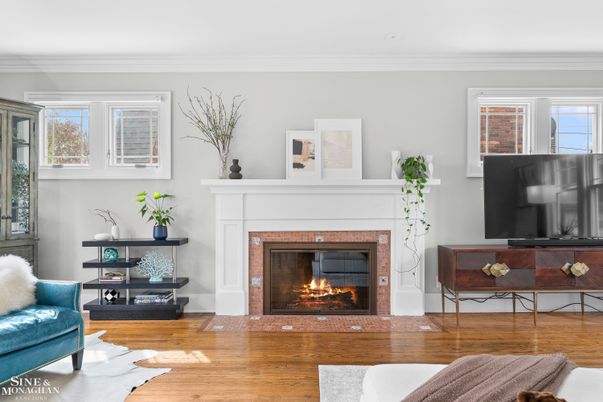 Fireplace, Interior, Wood Texture Flooring