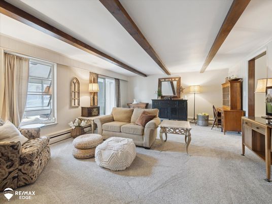 Interior, Living room, Wooden Beams