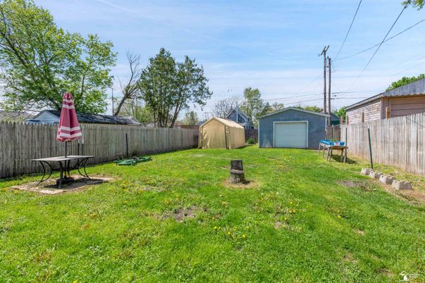 Backyard, Detached Garage, Exterior