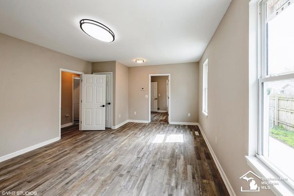 Empty room, Interior, Wood Texture Flooring