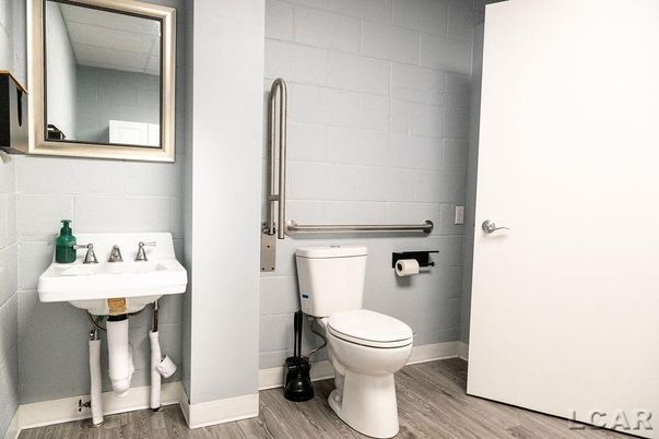 Bathroom, Interior, Wood Texture Flooring