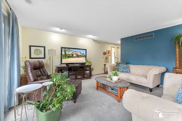 Interior, Living room, Recessed Lighting