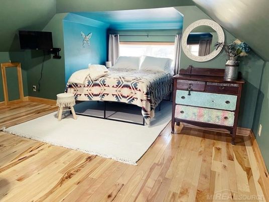 Bedroom, Interior, Wood Texture Flooring