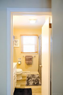 Bathroom, Interior, Wood Texture Flooring