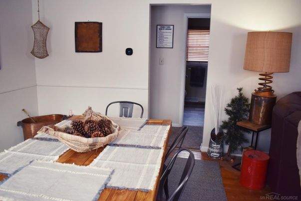 Dining room, Interior, Wood Texture Flooring