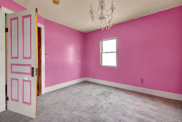 Chandelier, Empty room, Interior