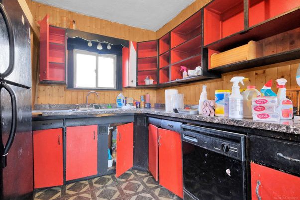 Interior, Kitchen, Wooden Walls