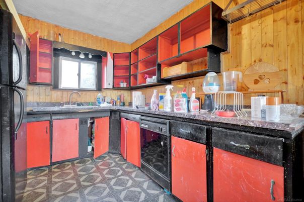 Interior, Kitchen, Wooden Walls