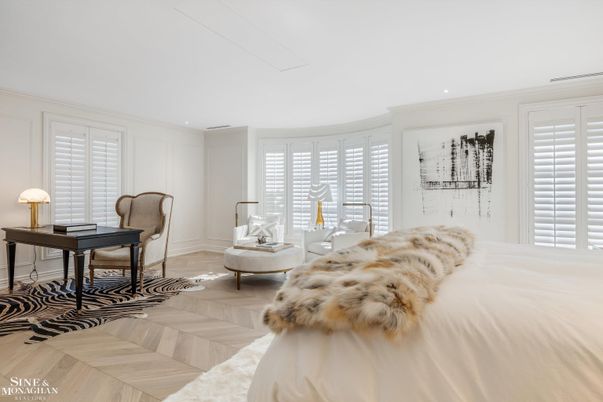 Bedroom, Home Office, Interior, Recessed Lighting, Wood Texture Flooring